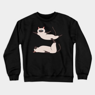 Acroyoga Siamese Cat Crewneck Sweatshirt